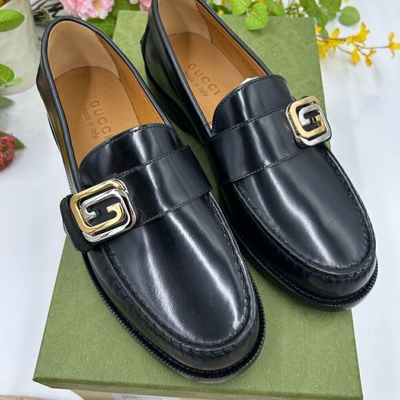 Men’s Gucci interlocking G loafers size 7 fits 8US made in Italy - Picture 3 of 10